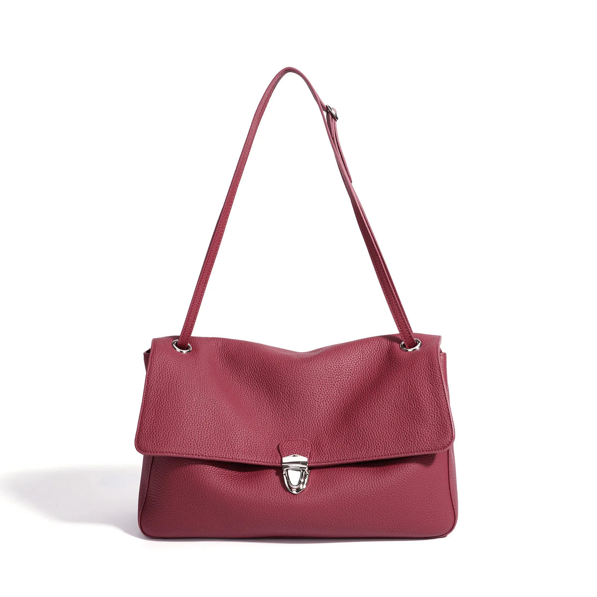 The Cartella Leather Flap Bag