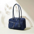 The Salvia Suede Shoulder Bag