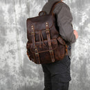 Vintage Leather Backpack