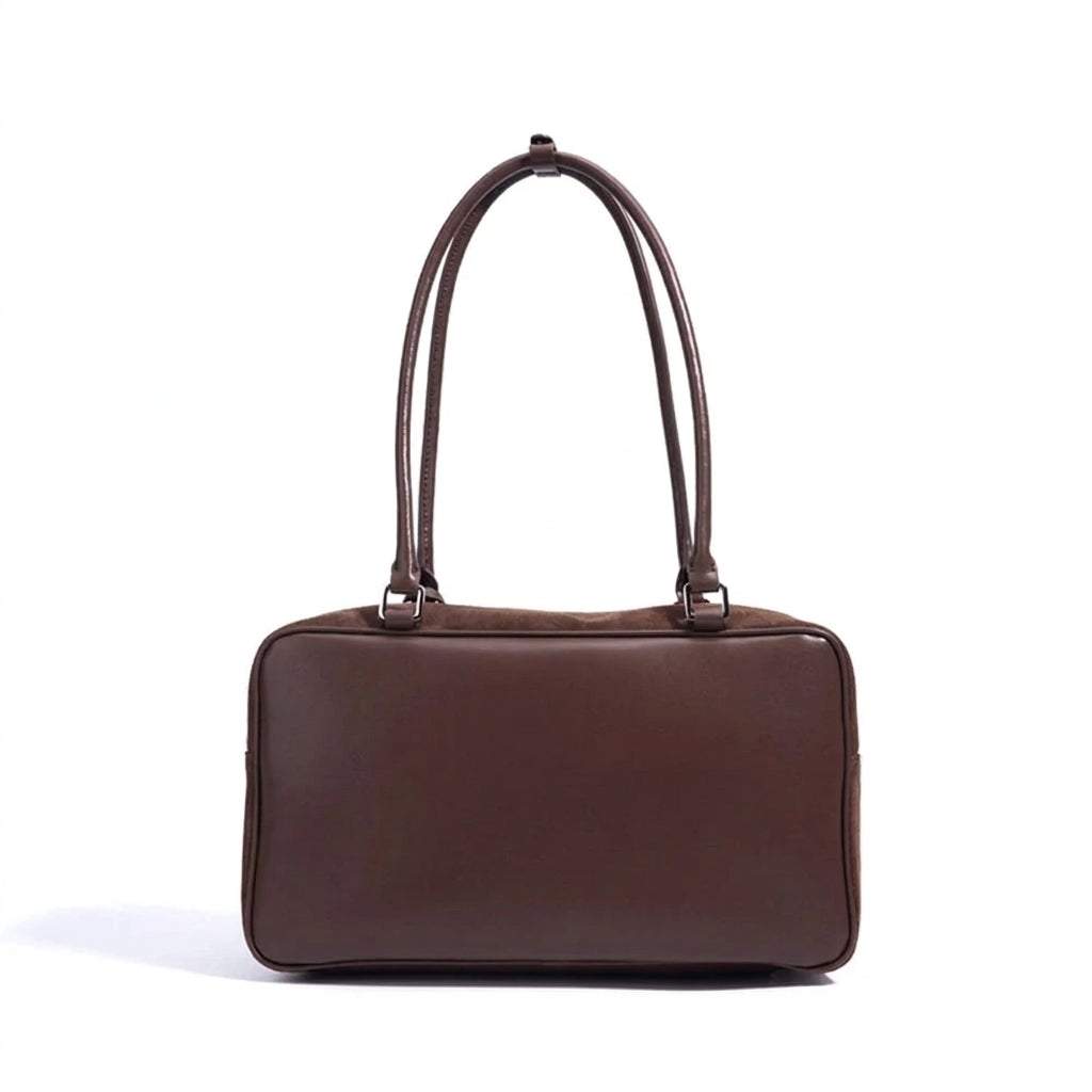 The Salvia Suede Shoulder Bag