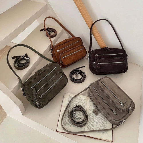 The Mosaico Suede Crossbody