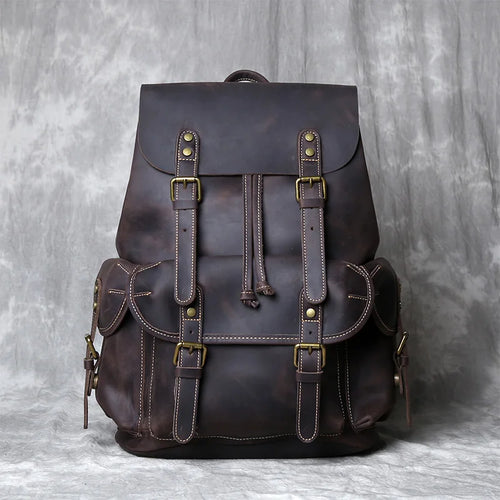 Vintage Leather Backpack