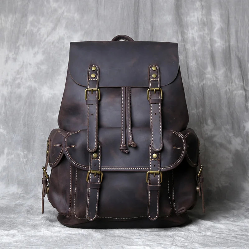 Vintage Leather Backpack