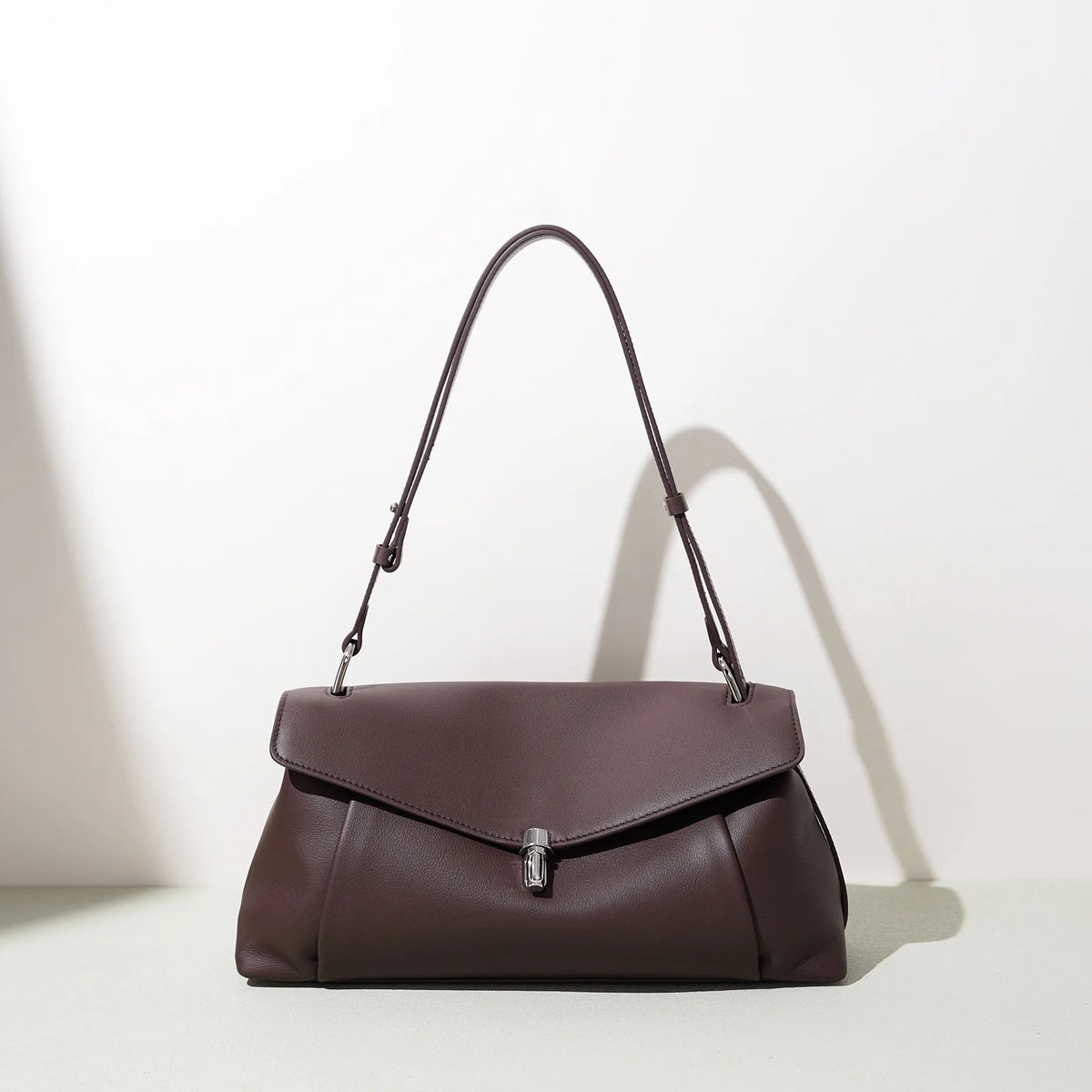 The Volta Leather Flap Bag