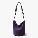 The Lanterna Suede Bucket Bag