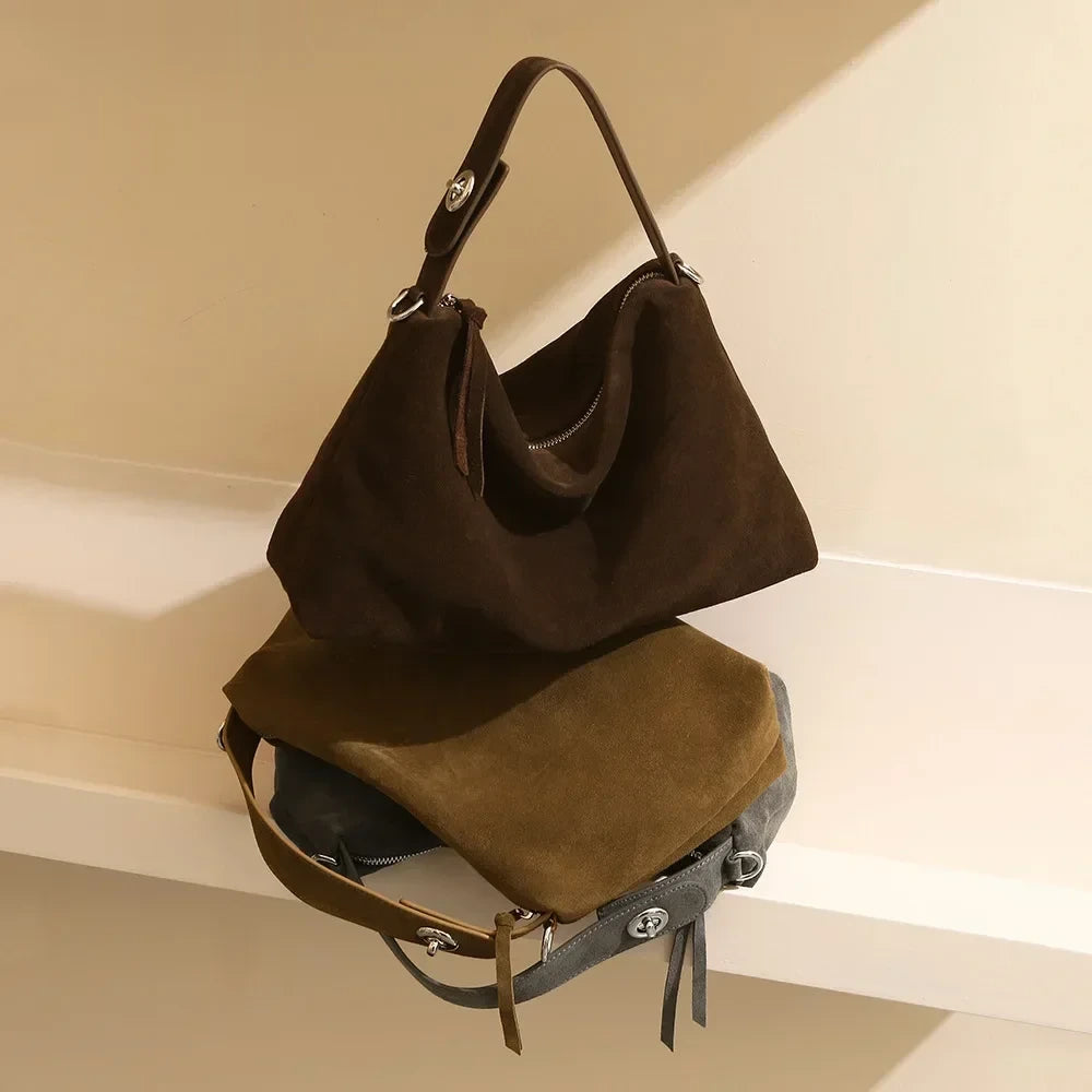 The Piuma Suede Hobo