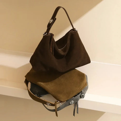 The Piuma Suede Hobo