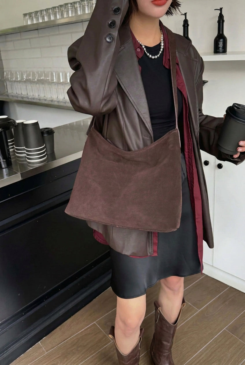 The Autunno Suede Hobo
