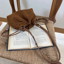 The Sacchetto Suede Drawstring Bag