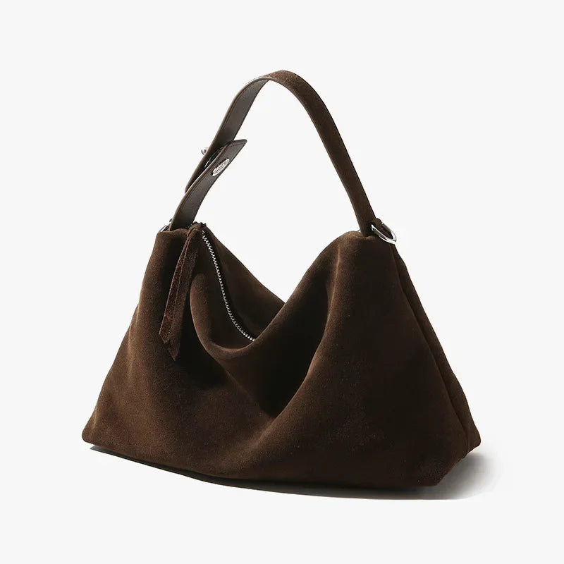 The Piuma Suede Hobo