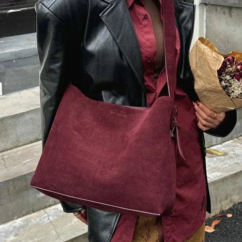The Rifugio Suede Tote