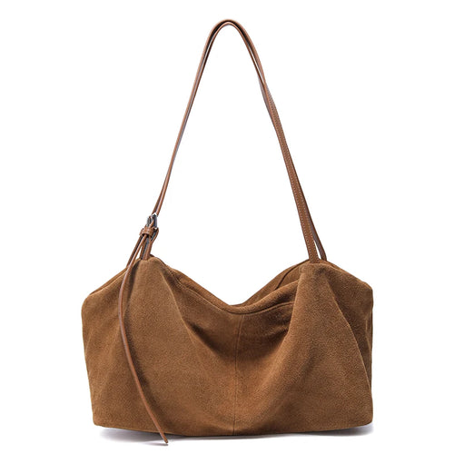 Suede Leather Shoulder Bag