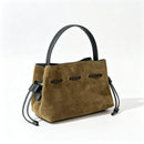 The Laccio Suede Bucket Bag