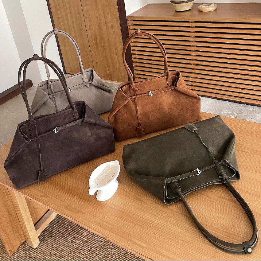 The Pianura Suede Tote