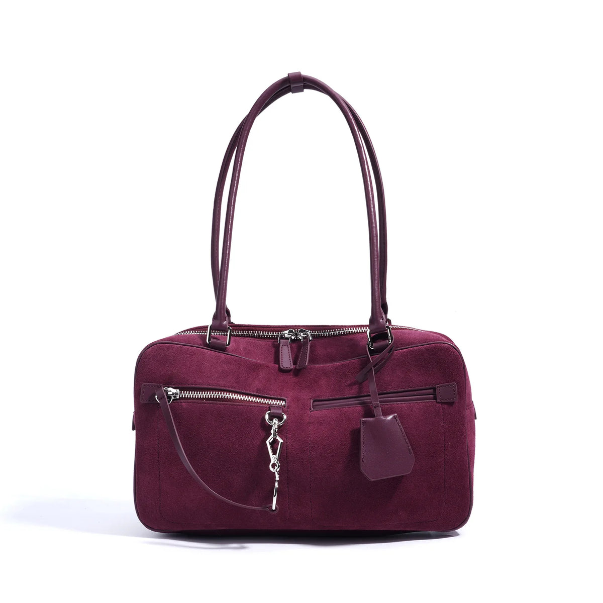 The Salvia Suede Shoulder Bag