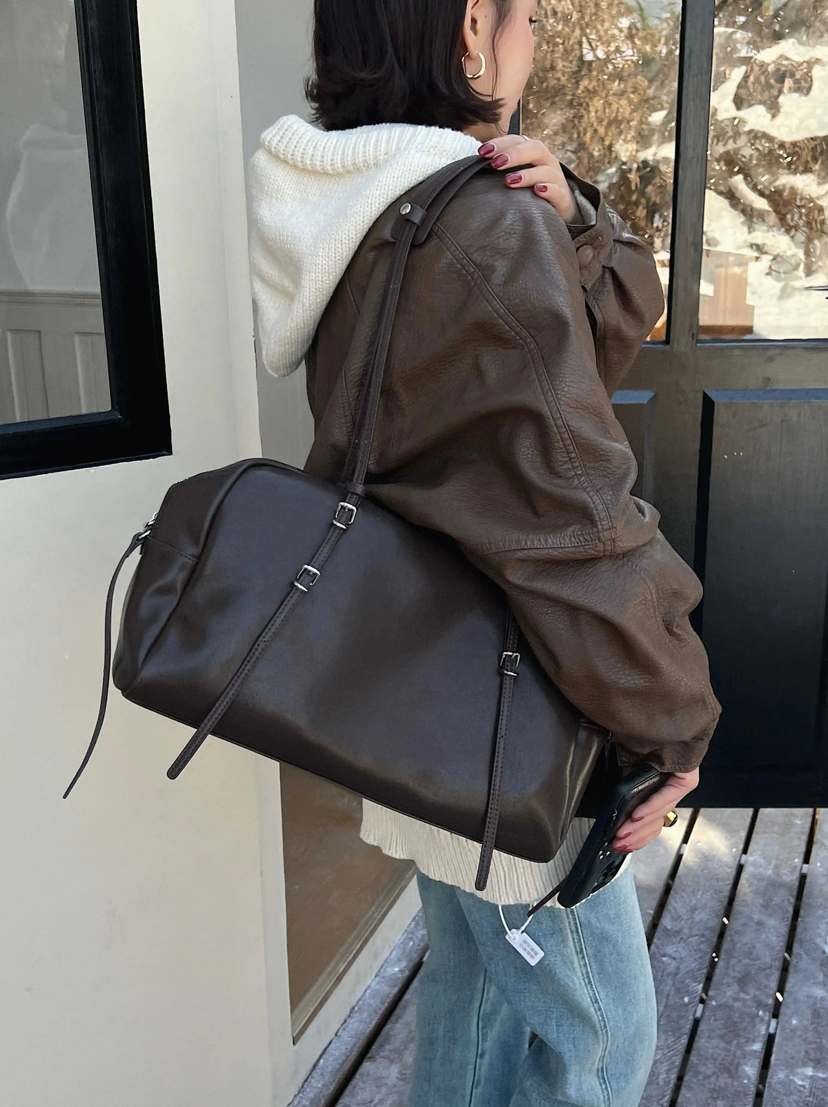 The Viale Oversized Shoulder Bag
