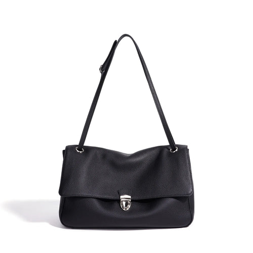 The Cartella Leather Flap Bag