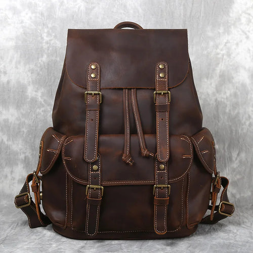 Vintage Leather Backpack