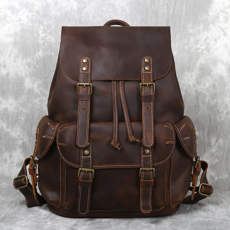 Vintage Leather Backpack