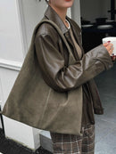 The Velluto Oversized Suede Hobo