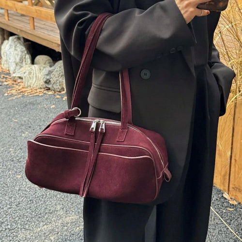 The Cipresso Suede Baguette
