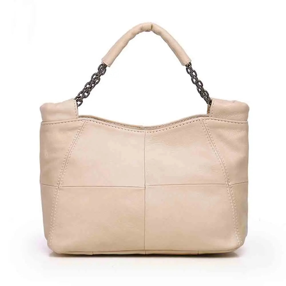 The Ortensia Leather Shoulder Bag