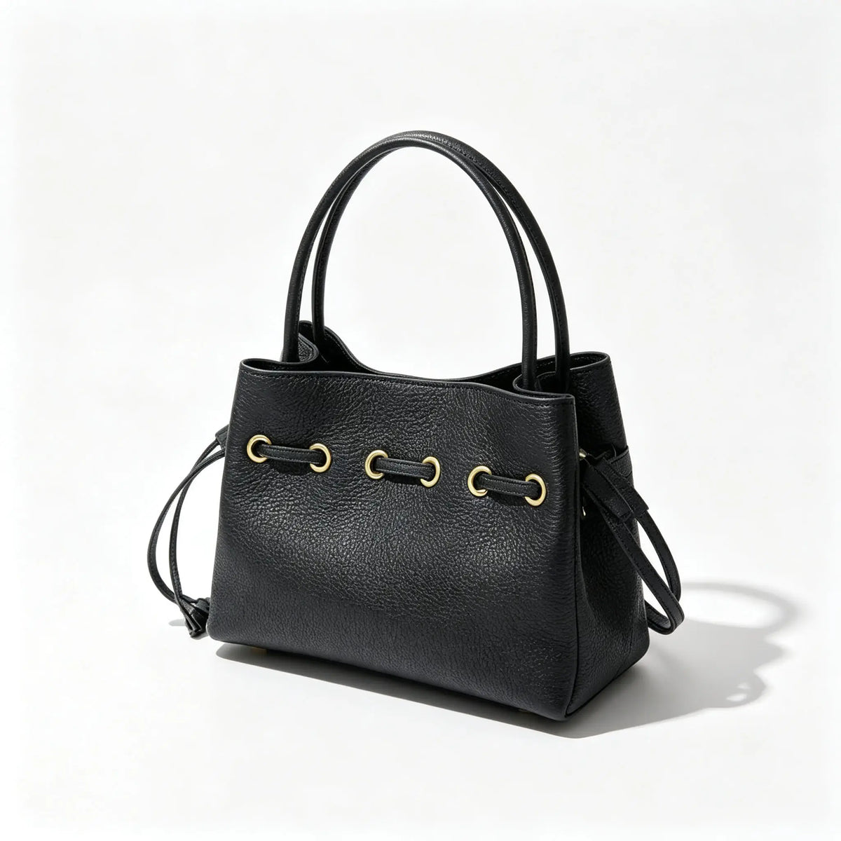 The Laccio Suede Bucket Bag