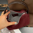 The Cannella Suede Top Handle