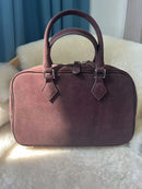 The Ottobre Suede Bowling Bag