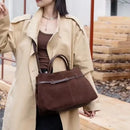 The Loggia Suede Satchel