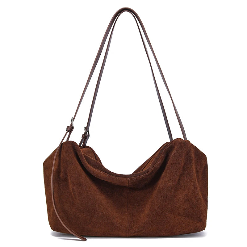 Suede Leather Shoulder Bag