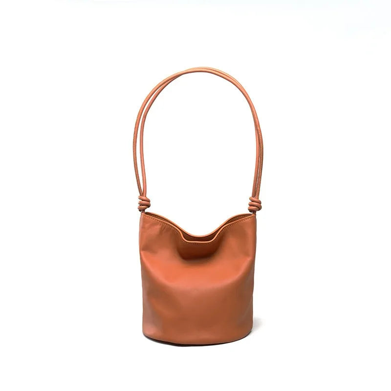 The Lanterna Suede Bucket Bag