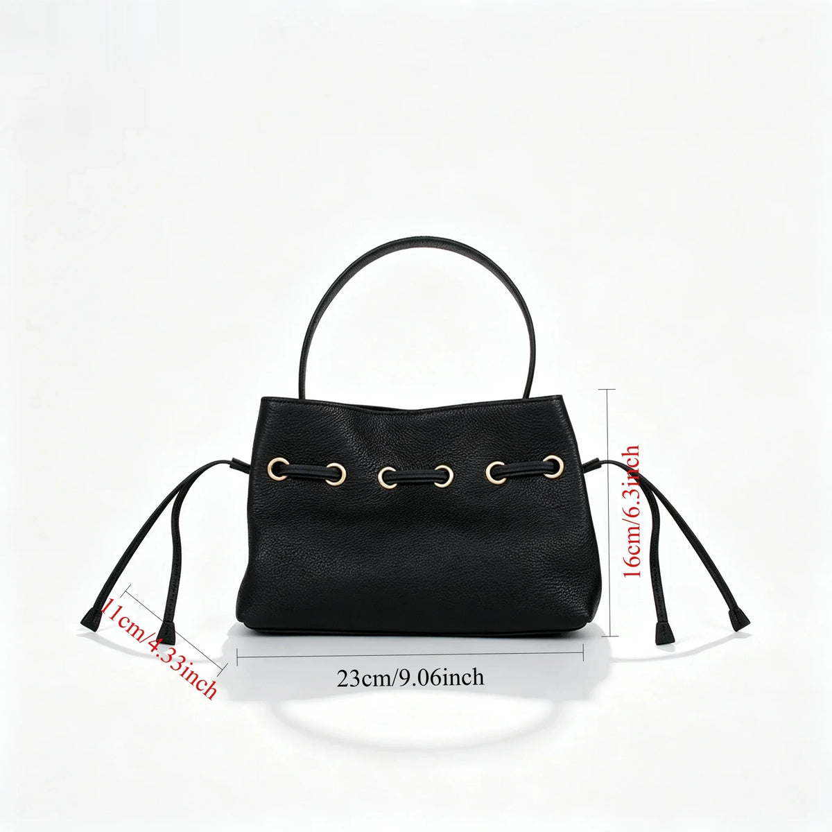 The Laccio Suede Bucket Bag