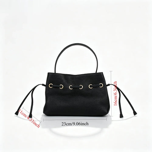 The Laccio Suede Bucket Bag
