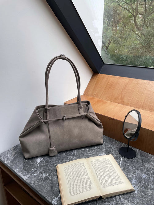 The Pianura Suede Tote