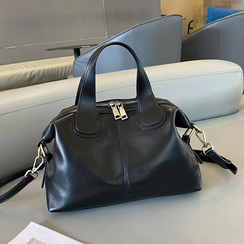 The Brera Leather Bowling Bag