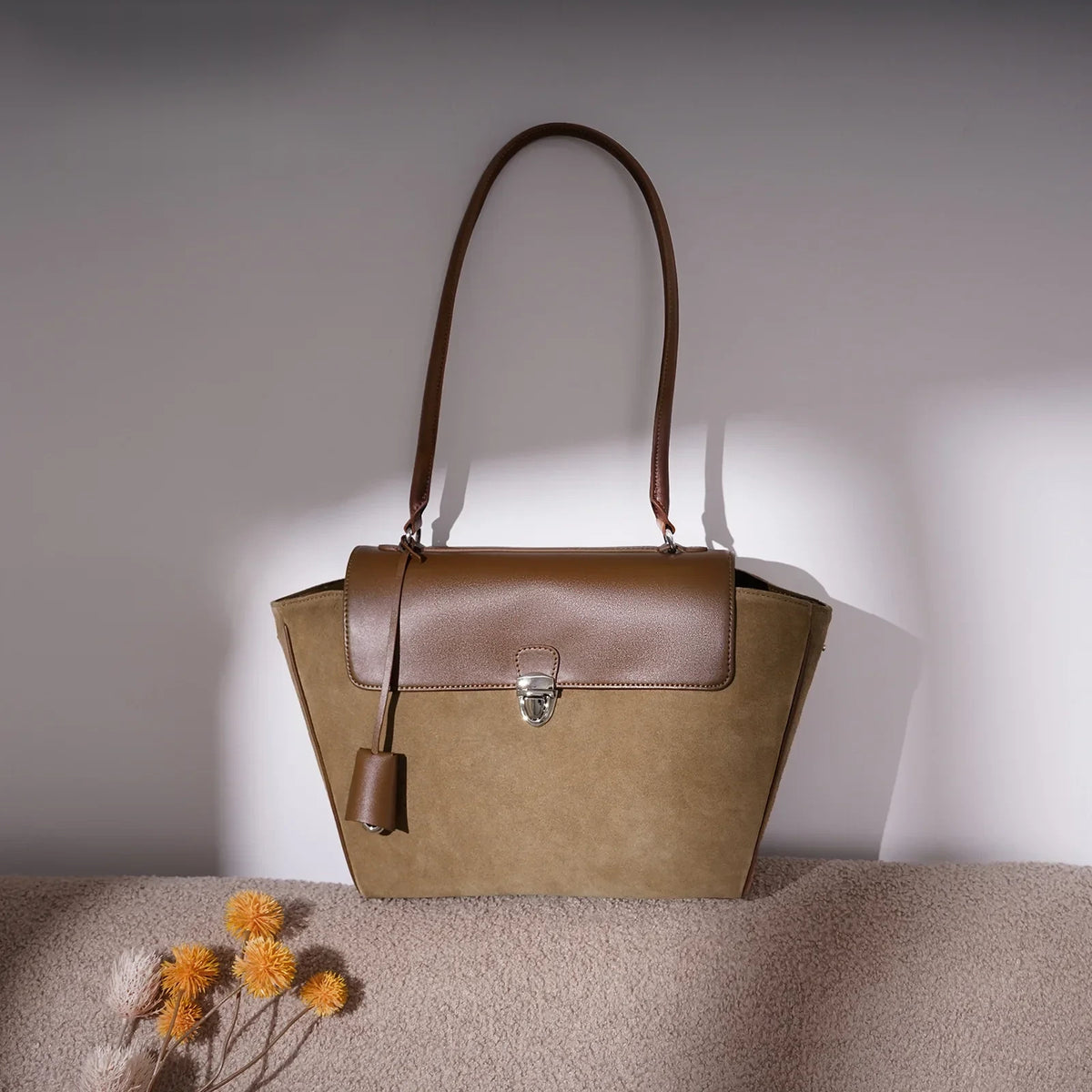 The Chiave Suede Tote