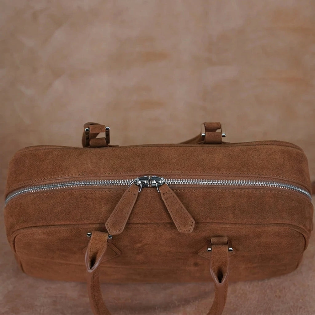 The Ottobre Suede Bowling Bag