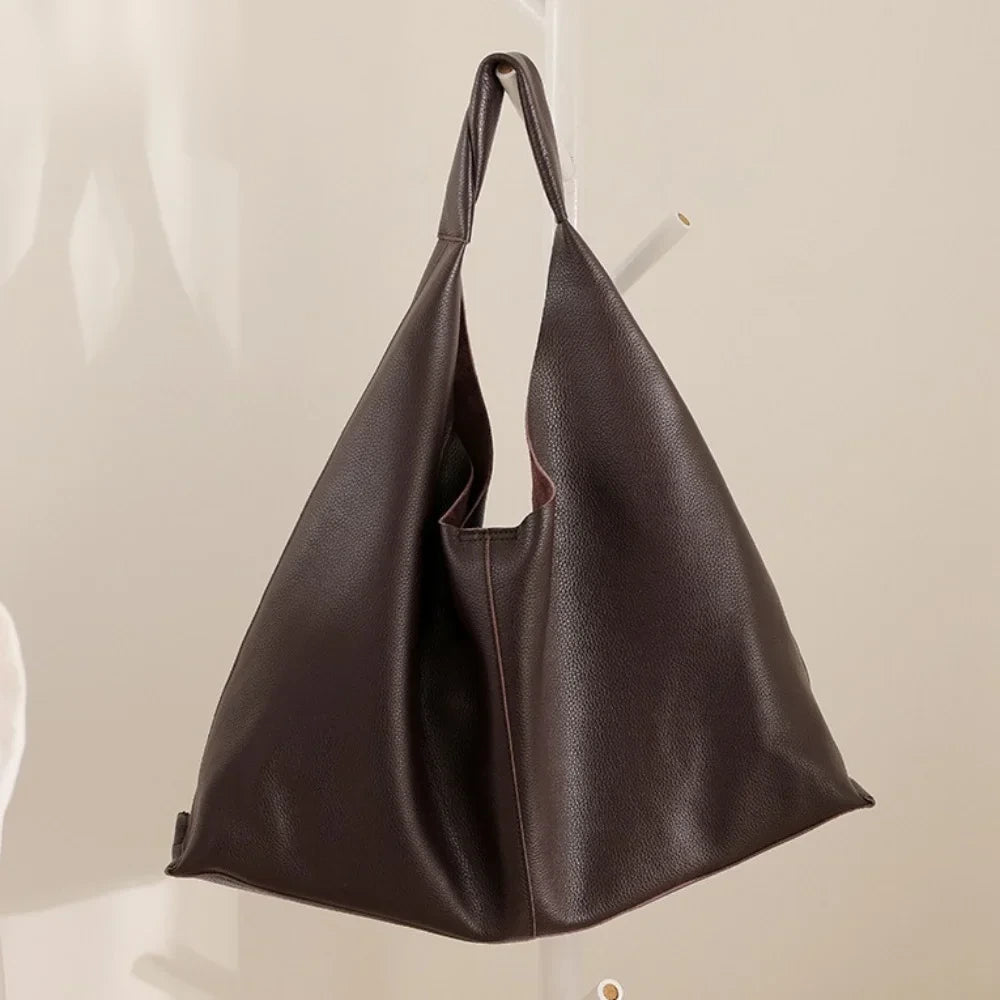 The Piramide Leather Tote