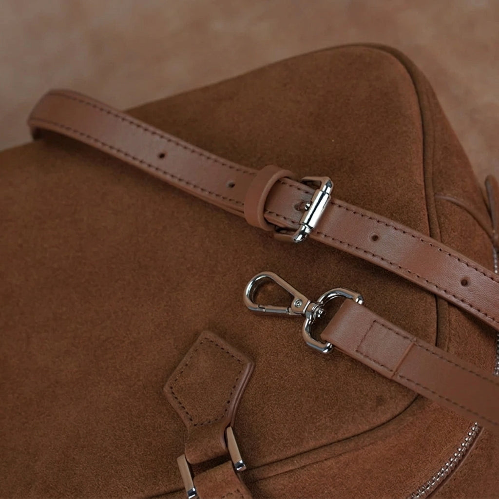 The Ottobre Suede Bowling Bag