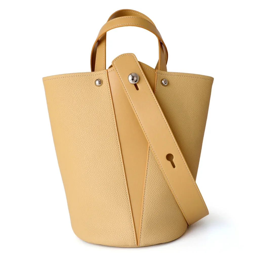 The Fontana Leather Bucket Bag