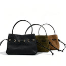 The Laccio Suede Bucket Bag