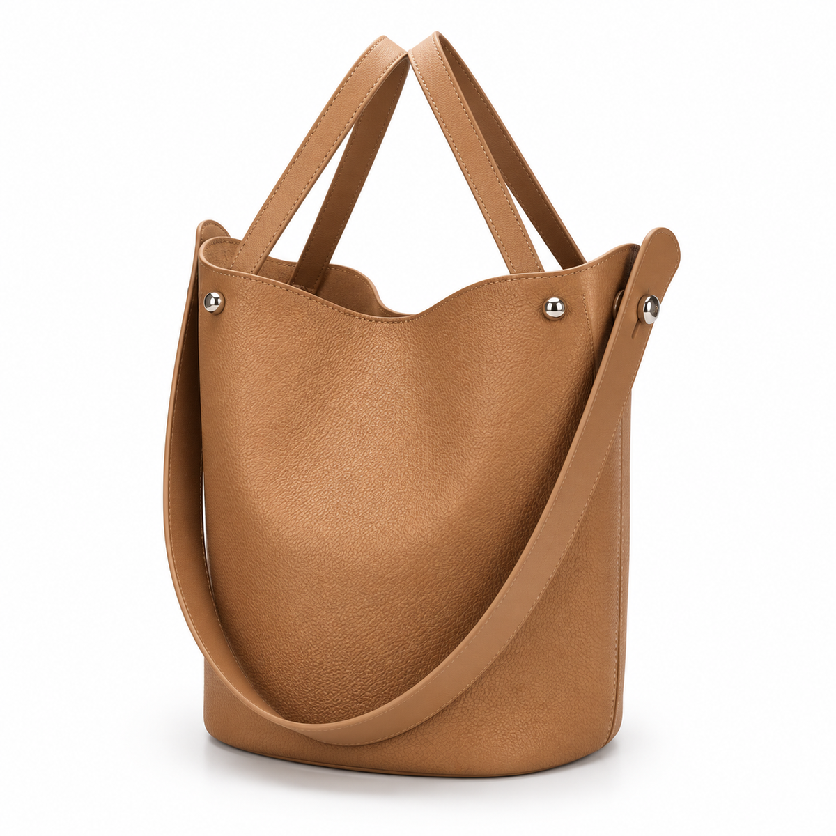 The Fontana Leather Bucket Bag