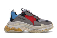Balenciaga Triple S Grey Red Blue