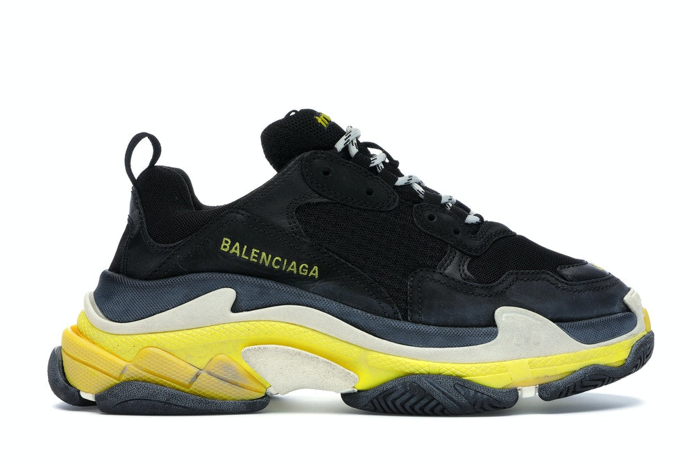 Balenciaga Triple S Black Yellow