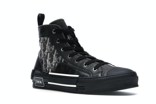 Dior B23 High Top Canvas Oblique Black