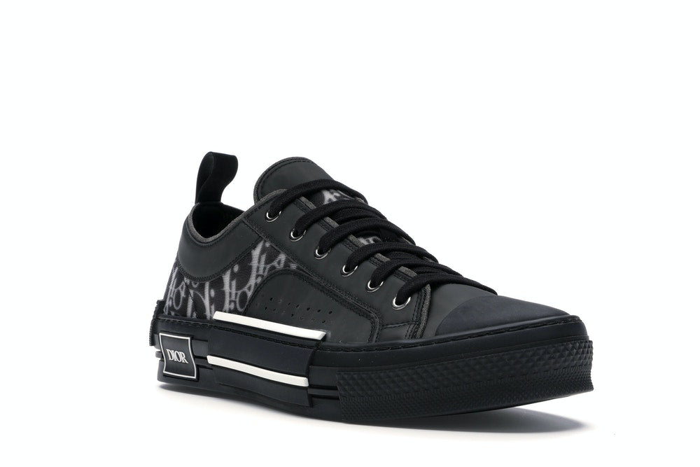 Dior B23 Low Top Canvas Oblique Black
