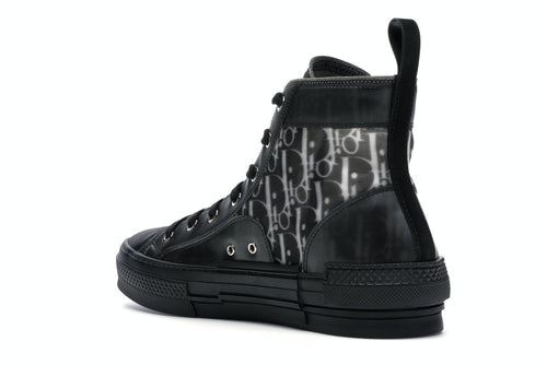 Dior B23 High Top Canvas Oblique Black