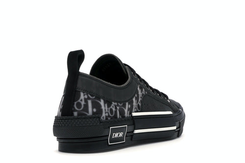Dior B23 Low Top Canvas Oblique Black