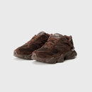 New Balance 9060 Chocolate pair, three-quarter view